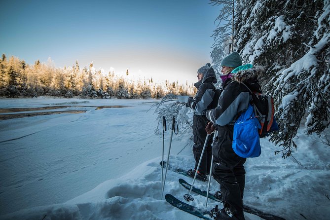Backcountry skiing adventure - Leaving Rovaniemi for the forest