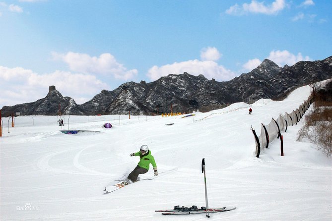 Beijing Private Tour to Huaibei Ski Resort and Mutianyu Great Wall with Lunch - Mutianyu Great Wall, stone towers and mountain views