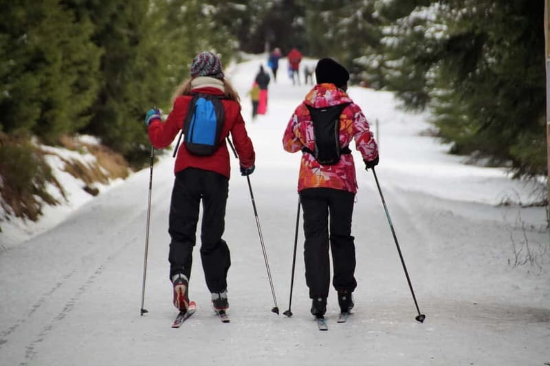 Borovets: 2-Hour Cross Country Ski Taster with Instructor - Practicing on Borovets nursery slopes