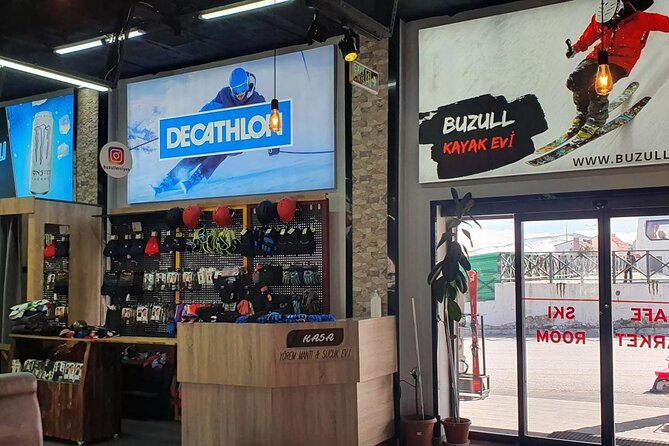 Cappadocia: Erciyes Ski Tour w/PickUp,Lunch - Getting fitted for skis at Erciyes Mountain