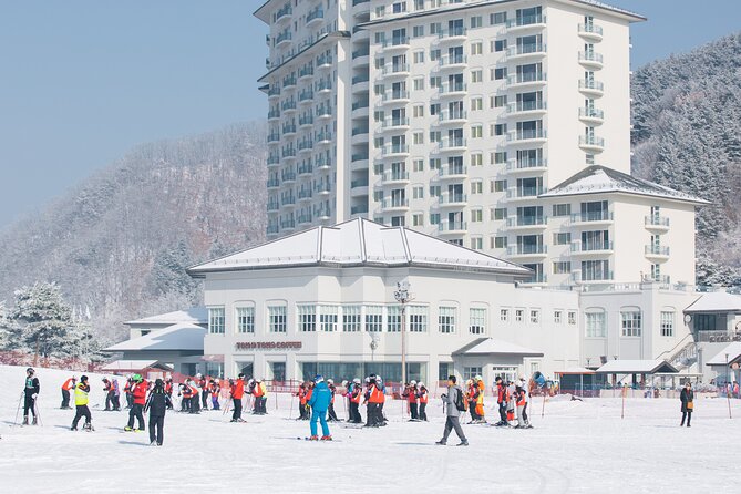 Elysian Gangchon Winter Ski + Eobi Ice Valley Day Tour fr Seoul - Choosing skiing, snowboarding, sledding, or sightseeing