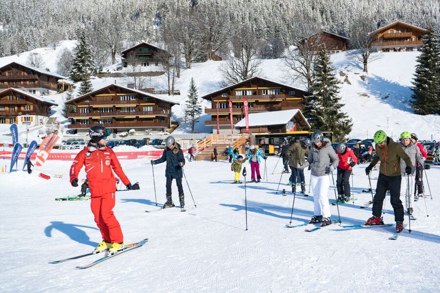 From Interlaken: 8-Hour Skiing in Grindelwald for Beginner's - Learning with a patient instructor