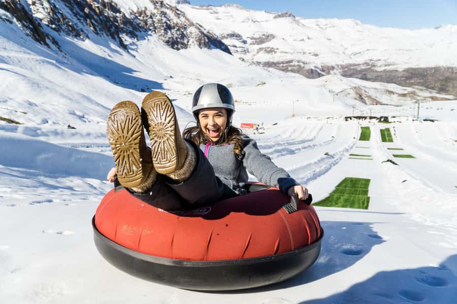From Santiago: Farellones Park Resort Entry & Ski Classes - Farellones Town at 2,400 meters