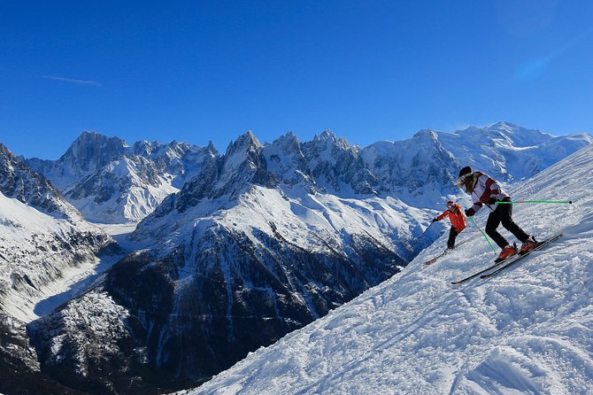 (KTG114) - Chamonix Skiing day from Geneva - Brevent: the main scenic ski session