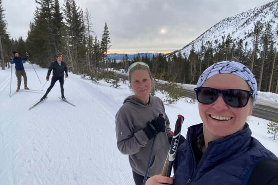 Lake Tahoe: Guided Cross Country Skiing Tour - Learning how skis and poles work