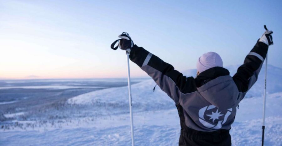 Levi: Backcountry Skiing Adventure - Quiet Snow, Wildlife Signs, and Photo Stops