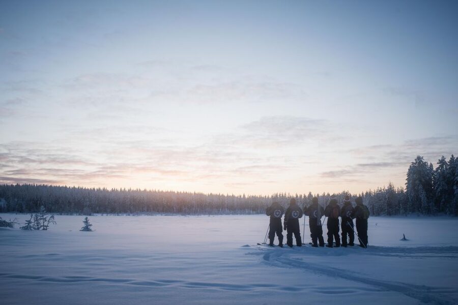Levi: Backcountry Skiing Adventure - The Fire Stop: Simple Food, Useful Warmth