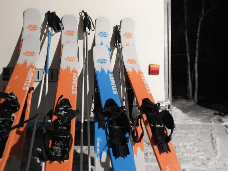 Luosto: Private Sliding Ski Adventure with Local Guide - The warm break that makes the cold manageable