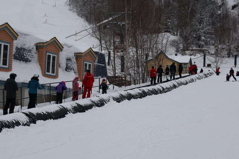 Montreal: Guided Skiing in Quebec Forests - Getting fitted with skis, helmet, and winter gear
