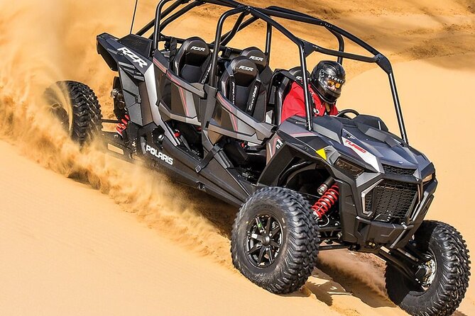 Polaris 1000CC Buggy 04 Seater with Camel Riding and Sand Skiing - Taking the wheel in Dubai’s open desert