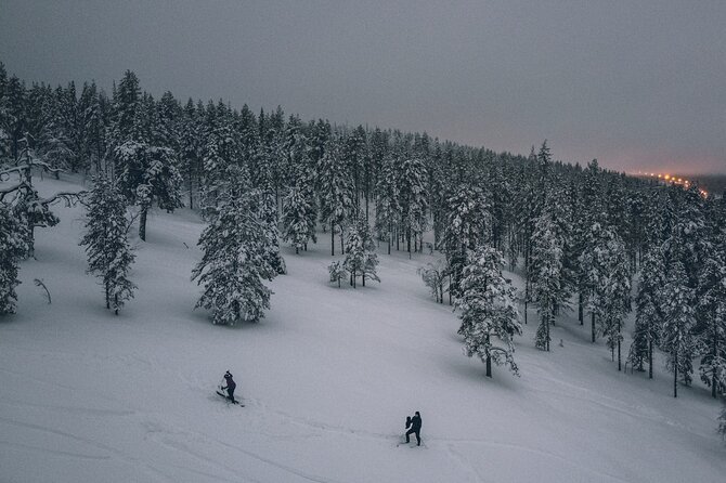 Private Northern Lights Tour With Skis Or Snowshoes in Pyhä - The campfire meal and local touch