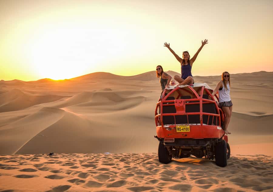 Pro Sanboarding or skiing in Huacachina from Lima - Day trip - Two hours of dune buggy action