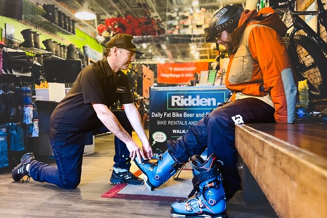 Ridden Ski and Snowboard Rental Package in Breckenridge - Picking up gear at 520 South Main Street