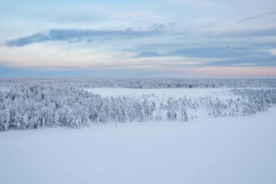 Rovaniemi: Cross-Country Skiing Adventure with Guide - The ride from Rovaniemi to the forest