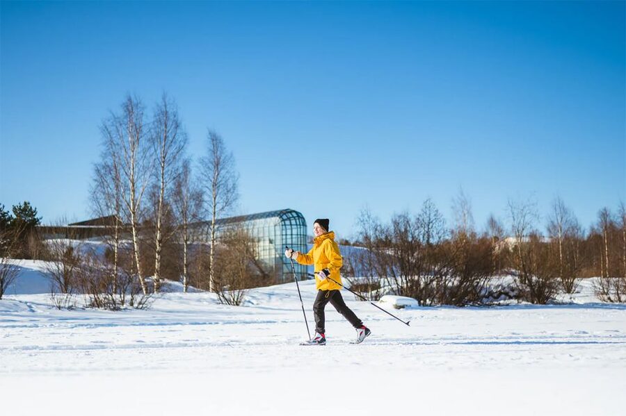 Rovaniemi: Cross Country Wilderness Ski Adventure - Getting the basic cross-country rhythm