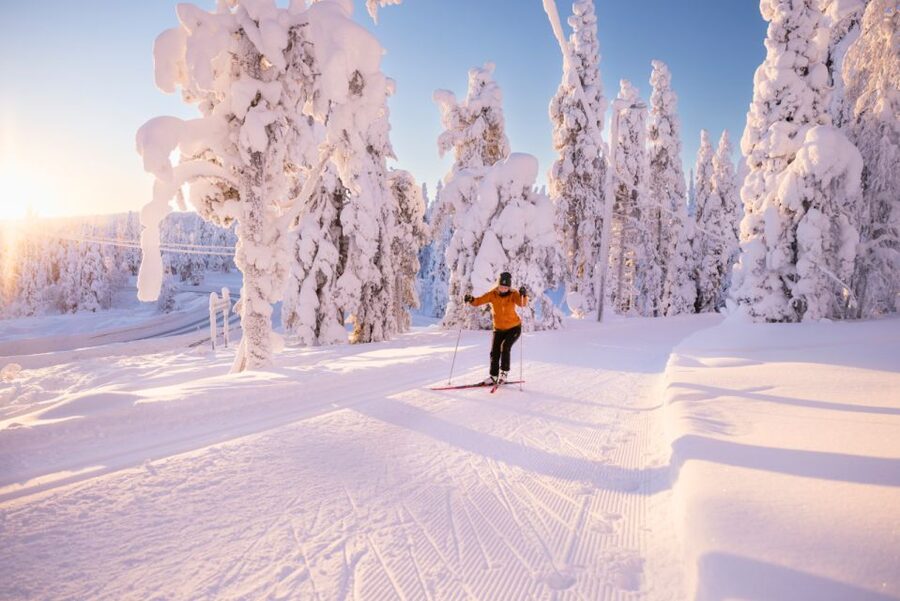 Ruka: Cross-country skiing - The group-size condition matters