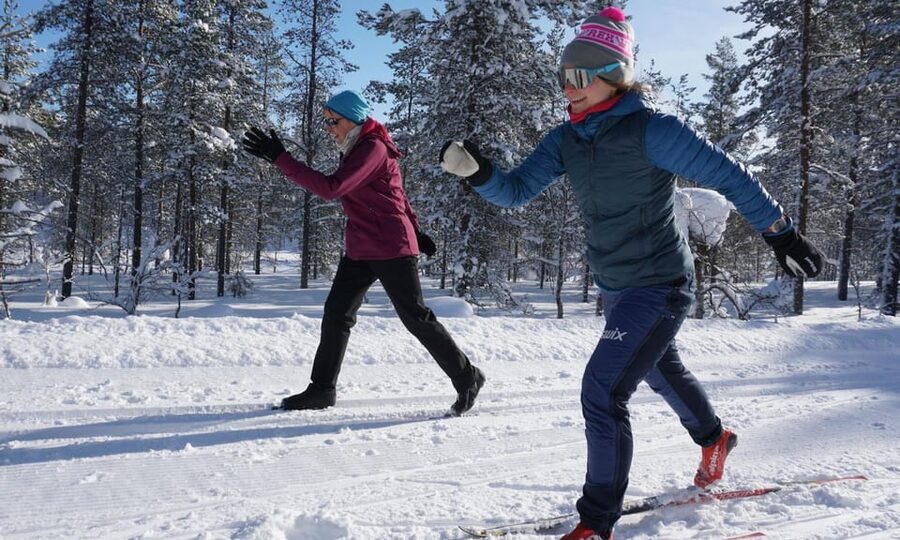 Saariselkä: Cross-Country Ski Lesson - Starting at Outdoor Expert Saariselkä