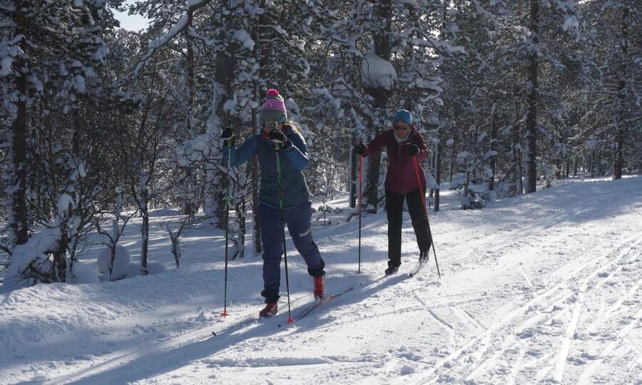Saariselkä: Cross-Country Ski Lesson - Freestyle for skiers who already have a base