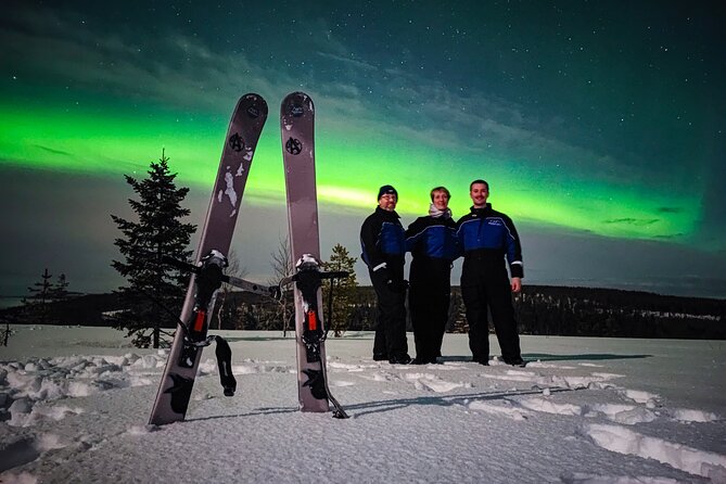 Ski Trekking under the Northern Lights - Looking north for the Northern Lights