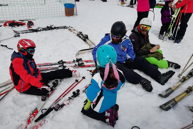 Skiing with LESA - Arriving at Mzaar Kfardebian