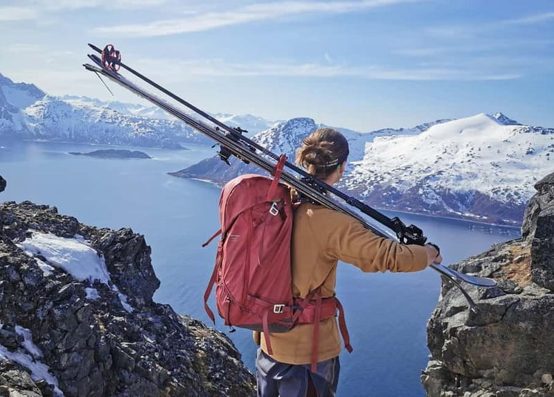 Tromsø: Ski touring (ski de randonnee) - Learning the touring equipment before the climb