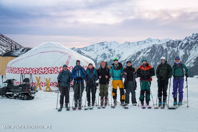 Yurt Based Shymbulak 4-day ski-touring and split-boarding trip - Day four: glaciers, packing, and the return to Almaty