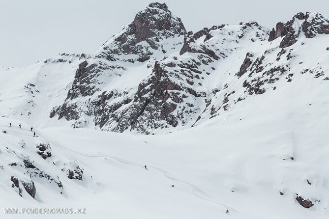 Yurt Based Shymbulak 4-day ski-touring and split-boarding trip - Day one: acclimatization at Baiseitova Peak